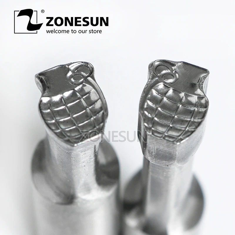 

ZONESUN Bombshell Customized Milk Tablet Die Press Custom Milk Slice Synthetic Steel Punch Stamp Sugar Tablet Press Stamp Die