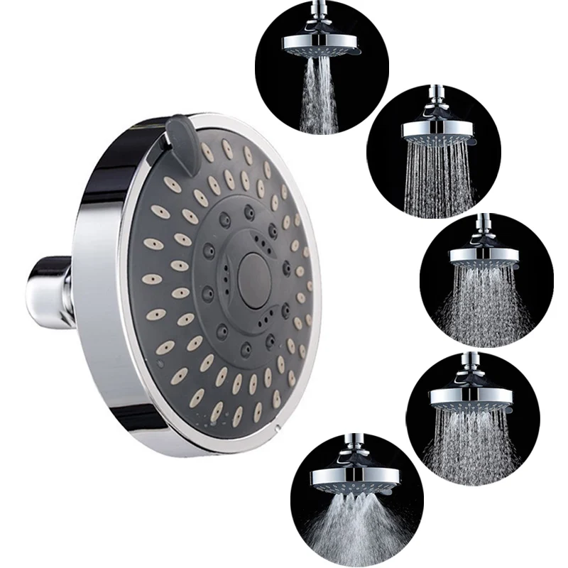 

Shower Head Rainfall 5-setting Adjustable High Pressure Flow Restrictor Sprayer For Bathroom 2018ing