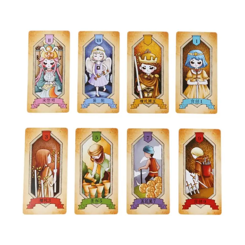 

Rider Tarot Cards With Colorful Box Mysterious Divination Astrology Board Game