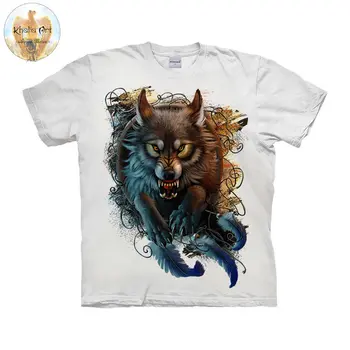 

Fierce Wolf By KhaliaArt Tiger 3D Print Men Shirt Summer Casual Short Sleeve tshirt Top&Tee Tshirt Streetwear DropShip