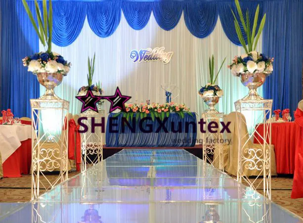 Us 200 0 Good Looking White And Royal Blue Red Color Wedding Backdrop Curtain Stage Drape Decoratiom In Window Valance From Home Garden On Us 200 0 Good Looking White And Royal Blue Red Color Wedding Backdrop Curtain Stage Drape Decoratiom In Window Valance From Home Garden On