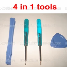 4 в 1 Открытие Инструменты комплект открыть Прая инструмент с прозрачный синий 0.8 Pentalobe для iphone 4 4S 5S 6 плюс 1200 компл./лот