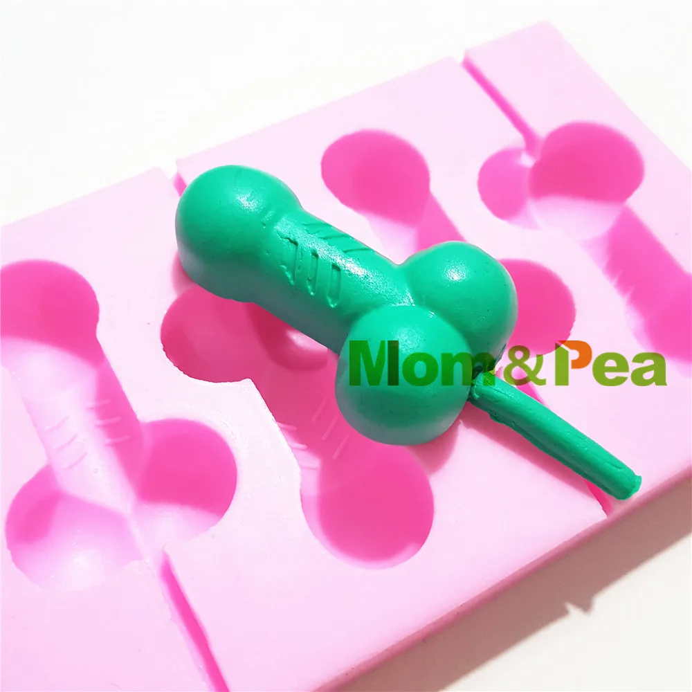 

Mom&Pea 1058 Free Shipping Lollipop Shaped Silicone Mold Cake Decoration Fondant Cake 3D Mold Food Grade