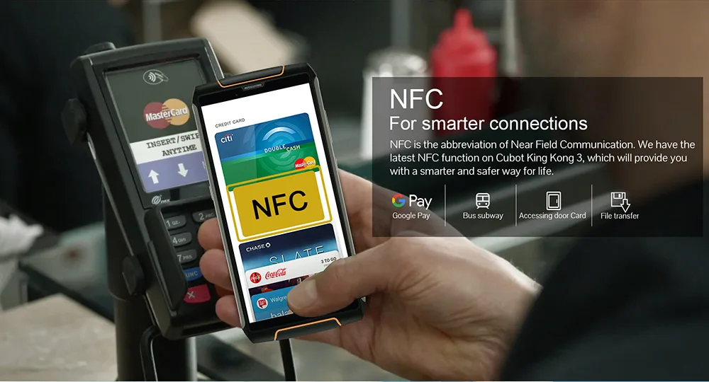 CUBOT KingKong 3 NFC IP68 Водонепроницаемый мобильный телефон 5 &quot18:9 MTK6763T Octa Core Android 8 1 4 GB + 64