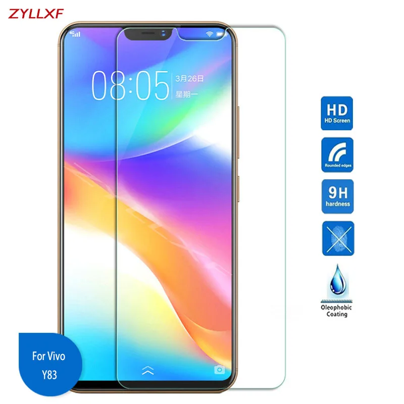 

For Vivo Y83 Tempered Glass Screen Protector Film 9H 2.5D 6.22 inch Explosion-proof stickers Safety Film On Y 83 VivoY83 Y83A