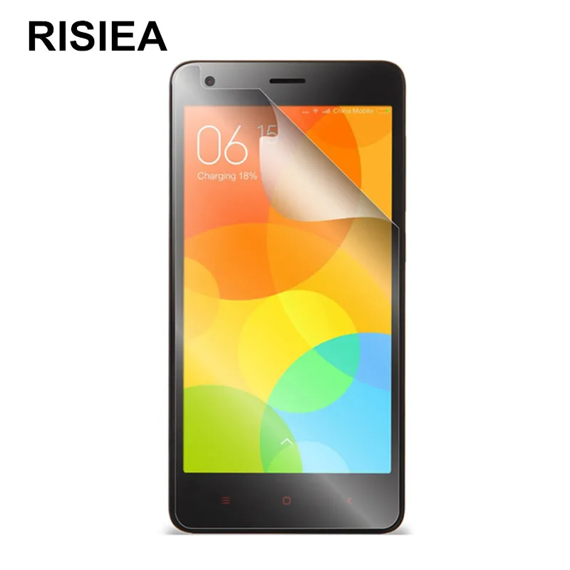 

RISIEA 5pcs glossy Clear screen protector Protective Soft Film For Xiaomi Redmi 4X 4A 5 Plus 5A 6 Pro 6A 7 4 1s 3 3S 3X
