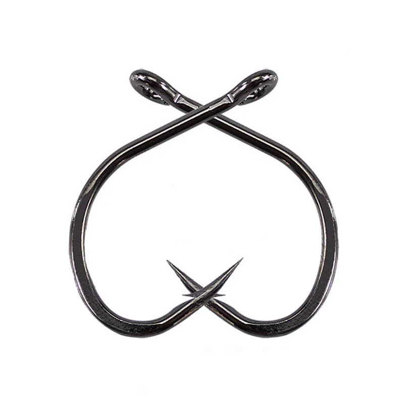 

10pcs/lot 1/0-10/0 big jigging assist hook villain pirate hook barbed oversize overweight sturgeon boat sea fishing big hook