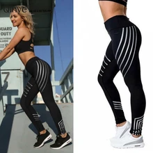 2018 Fashion Women Leggings Slim High Waist Elasticity Leggings Fitness Printing leggins Breathable Woman Pants Leggings
