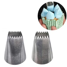 2 шт./компл. из нержавеющей стали DIY квадратный трубопровод Советы Форма для тортов, фондана крем десерт сопло формы торта украшения инструменты