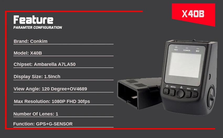 x40b car camera