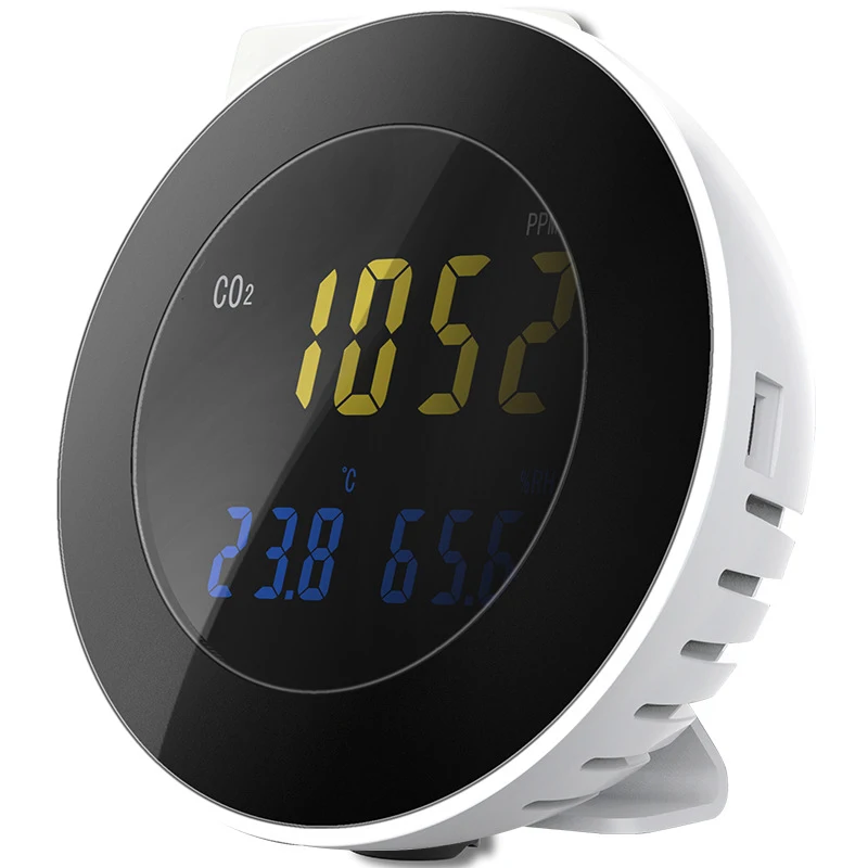 

Digital CO2 Sensor Air Quality Monitor Carbon Dioxide Gas Leak Detector Monitor with Alarm System Air CO2 Gas Detector Sensor
