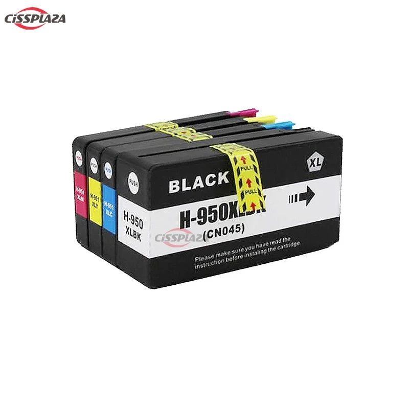 Чернильный картридж CISSPLAZA5pcs совместимый с HP 950 951 для Pro 8100 8600 8610 8620 8630 8640 8660 8615 251dw |