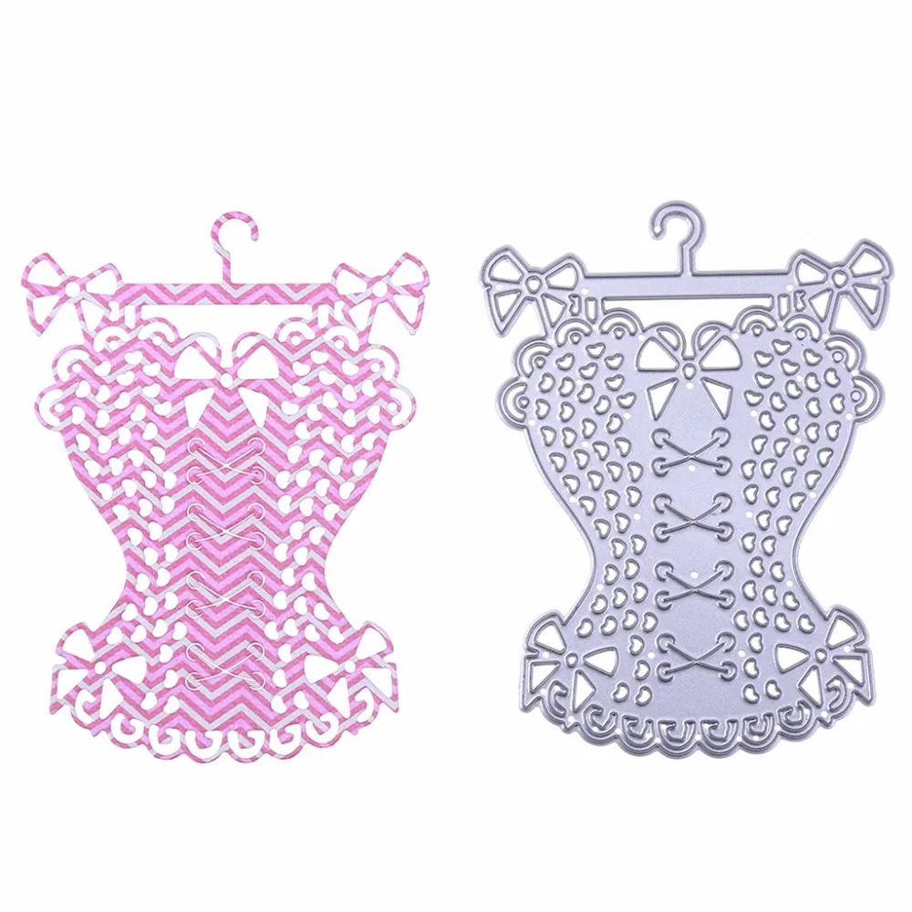 

Corset Metal Cutting Dies Stencil DIY Scrapbooking Embossing Paper Cards Decor