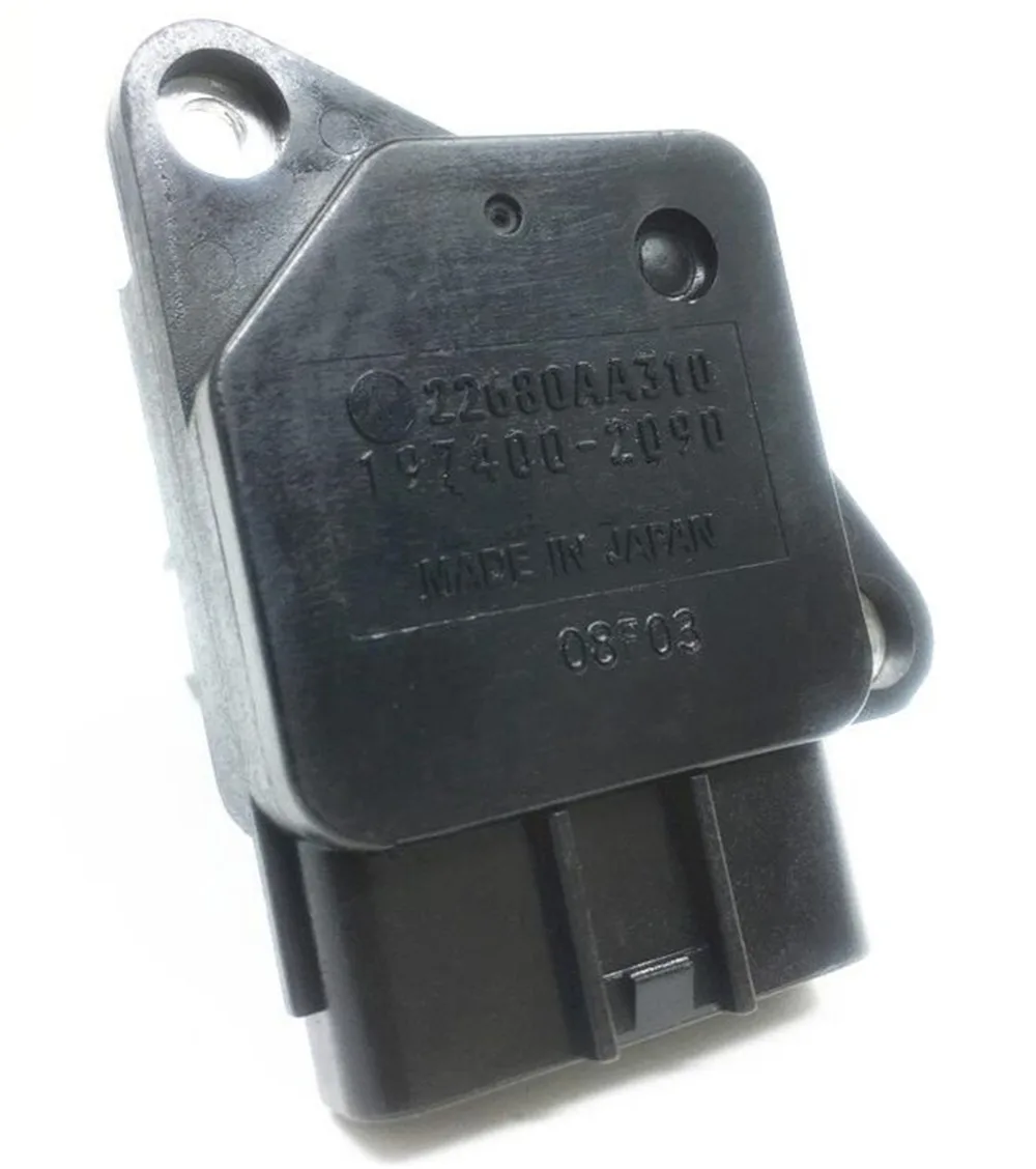 

1pc Original High Quality Air Flow Meters 22680AA310 22680-AA310 197400-2090 Air Flow Sensors for Subaru WRX 01-02 2.0 Engine