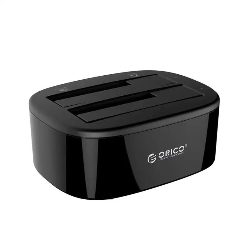  Estación de acoplamiento de disco duro Orico de 35 pulgadas Usb3.0 1 a 1 Clone Dual-Bay Hdd y Ssd C