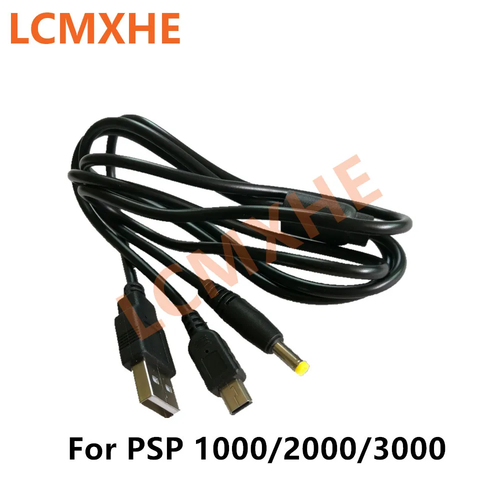 

2in1 Charging charger USB date Cable for PSP 1000 PSP 2000 PSP 3000 PSP3001 PSP2000 High quality