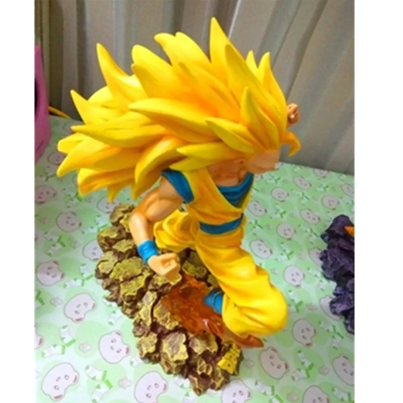 Dragon Ball Z Super Saiyan Kakarotto Son Goku GK статуя из смолы фигурка Коллекционная модель игрушки X257