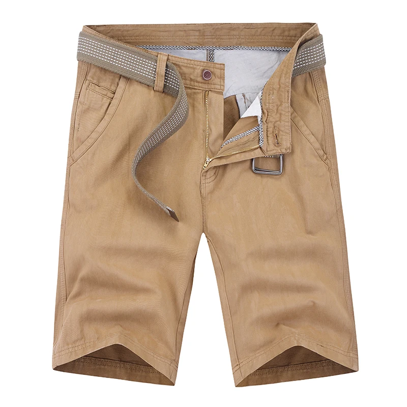 Мульти-карман для мужчин карго Свободные повседневные шорты короткие брюки для девочек Твердые Камуфляж Военная Униформа по колено Прямая ABZ286