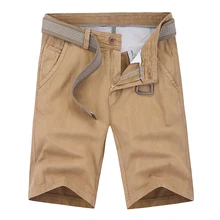 Мульти-карман для мужчин карго Свободные повседневные шорты короткие брюки для девочек Твердые Камуфляж Военная Униформа по колено Прямая ABZ286