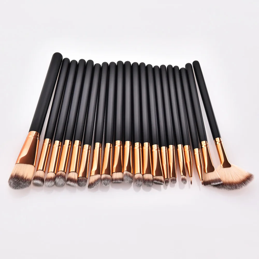 

2019 new 20PCS Makeup Brush Set Wooden Cosmetic Foundation Powder Eyeshadow Eyeliner Eyelash Lip Make Up Brush Tool dropshipping