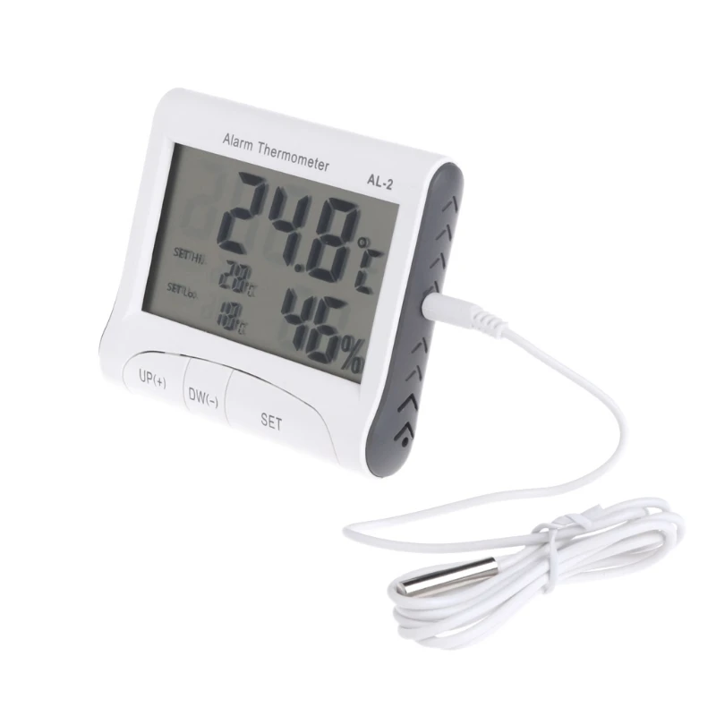 

OOTDTY High Accuracy LCD Digital Thermometer Hygrometer Electronic Temperature Humidity Meter Weather Station Indoor Outdoor