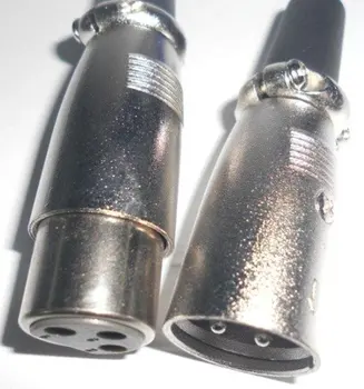 

XRL DMX connector, male and female