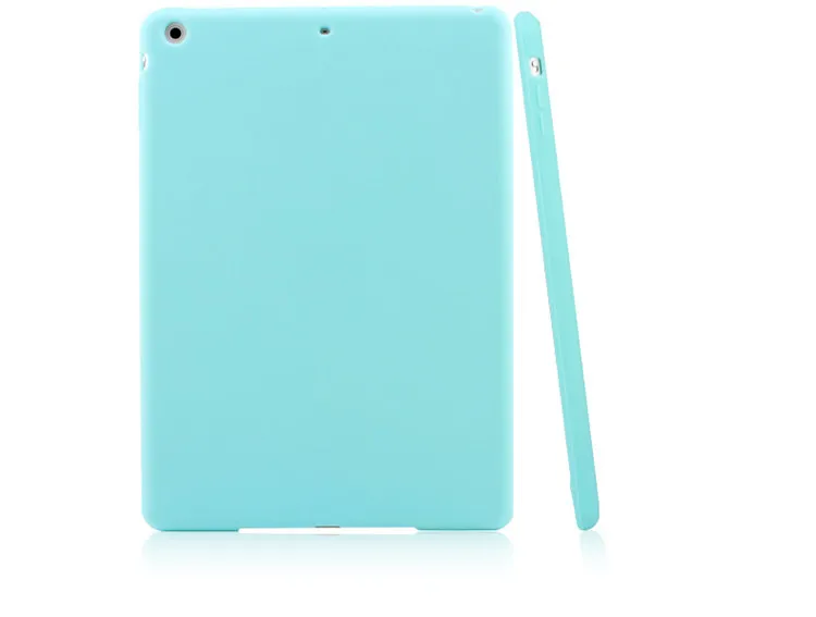 For ipad air 2 case soft silicon rubber tablet case,Solid Candy Color Cover for ipad air 2 case silicone cover mini 123      (25)