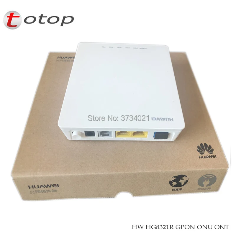 Huawei HG8321R GPON ONU 1GE+ 1FE+ 1 Голосовой порт, H.248 и SIP двойной протокол FTTH GPON ONT модем, английская прошивка