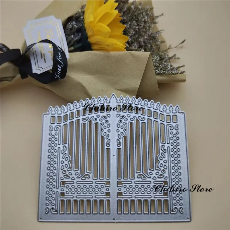 الباب يموت السياج المعادن قطع يموت جديد ل سكرابوكينغ DIY ألبوم النقش مجلد ورقة بطاقة صانع قالب الإستنسل