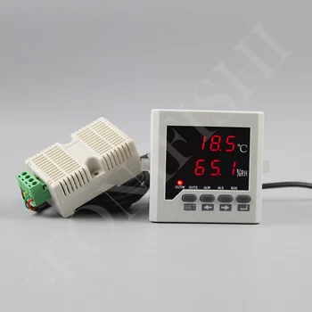 

RS485 communication temperature and humidity controller, intelligent digital display