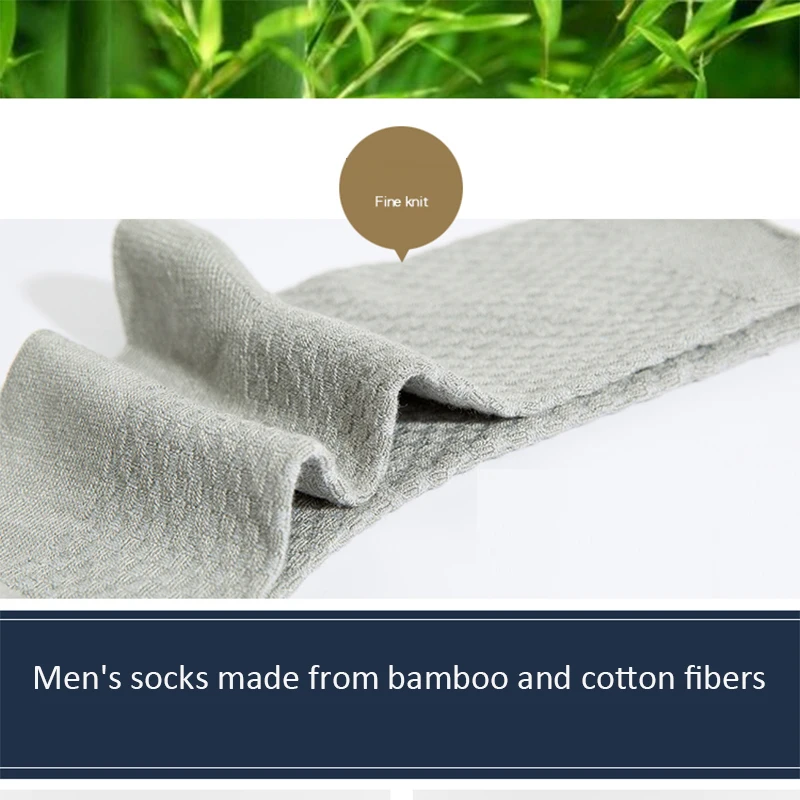 High Quality New Brand Men Bamboo Fiber Socks Plus size 43-46 Casual Business Anti-Bacterial Breatheable Man Long Sock For Gift