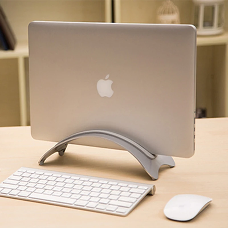 

Vertical Adjustable Laptop Stand Aluminum Portable Notebook Mount Support Base Holder for MacBook Pro Air Matebook HP Accessory