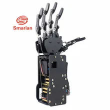 Робот-манипулятор бионические приманки для рыбной ловли руки робота большой вращающийся сервопривод Пальцы Self-механическое движение руки с Управление Панель