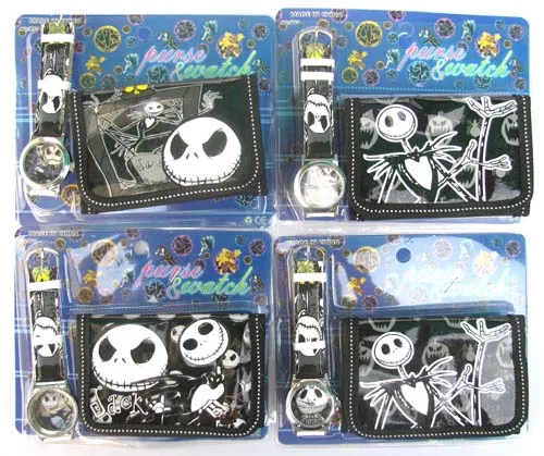 

Kids Girls Ladies Wrist Watch and Purse Wallet Nightmare Before Christmas 50 sets