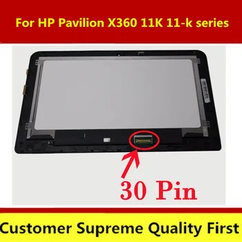 

11.6'' For HP Pavilion X360 11-K series Laptop Touch Screen Digitizer Glass + LCD Display Panel Assembly +Frame Replacement