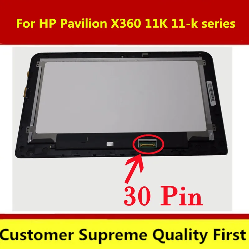 Сенсорный экран 11 6 ''для ноутбука HP Pavilion X360 серия 11-K дигитайзер стекло +