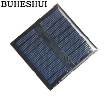 BUHESHUI Polycrystalline 0.45W 5V Small Solar Cell Module Epoxy DIY Solar Panel Charger System For 3.7V Battery 60*60MM 100pcs