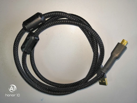 OTG usb линия HIFI USB кабель двойное магнитное кольцо позолоченный усилитель кабель DAC USB A к micro usb
