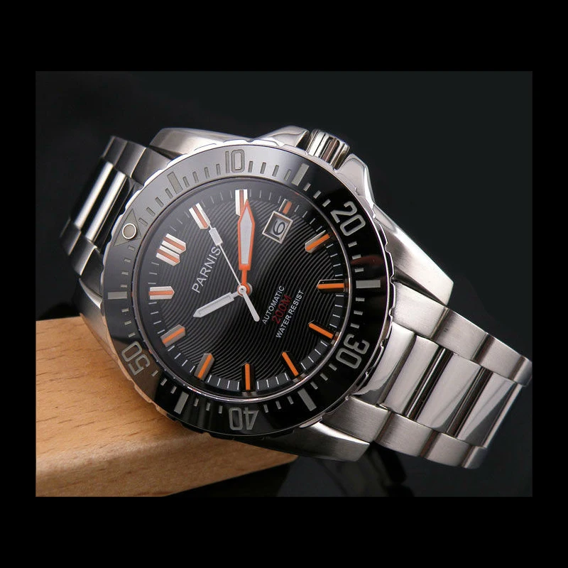 44 مللي متر Parnis الميكانيكية ووتش الرجال التلقائي غواص للماء 200 m المعادن ساعات آلية الياقوت Mirrow ميوتا 8215 حركة 44 مللي متر Parnis الميكانيكية ووتش الرجال التلقائي غواص للماء 200 m المعادن ساعات آلية الياقوت Mirrow ميوتا 8215 حركة