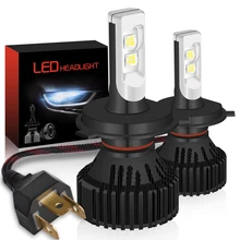 2x 16000Lm H13 Led reflektor samochodowy H4 Hi/Lo wiązka 9004 9007 H7 9005 HB3 9006 HB4 H10 H11 9012 H16 P13W PSX24W PSX26W czołówki Led
