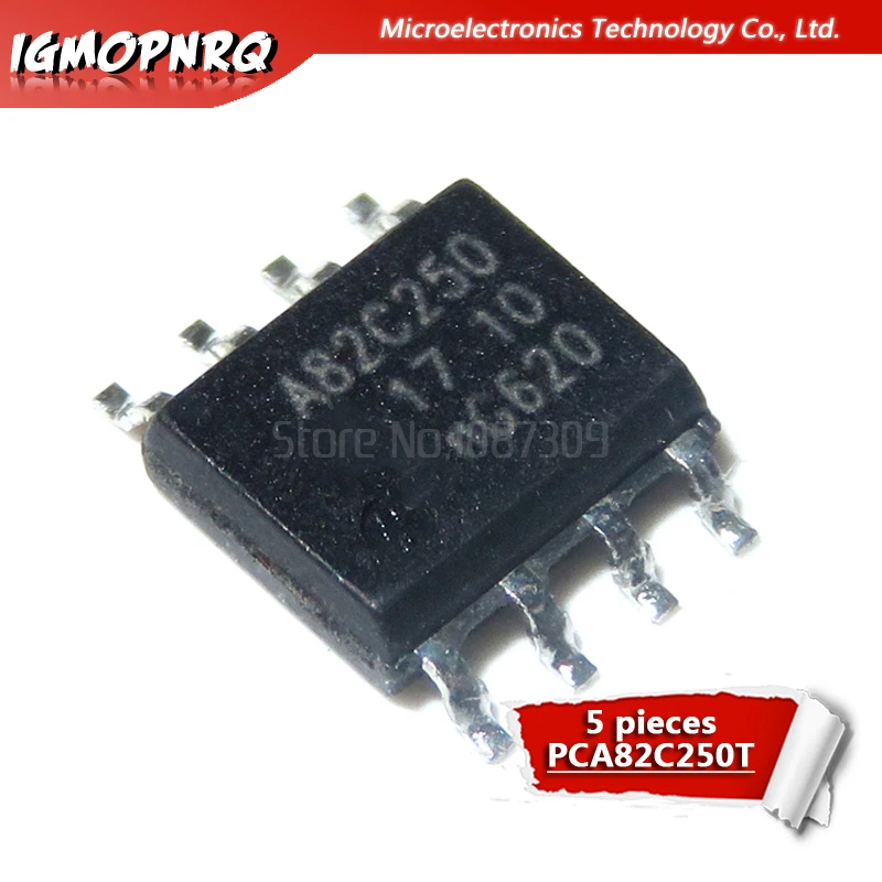 5 шт. PCA82C250 PCA82C250T PCA82C251 PCA82C251T A82C250 SOP8 новый оригинальный | Электронные компоненты и