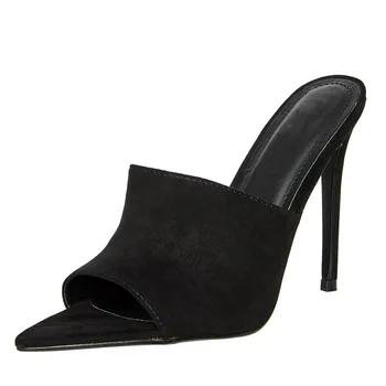 

ARQA Summer Style Women's High Stilettos Heels Sandals pointed Toe Open Toe Outdoor Slippers Sexy Party Ladies Sandals