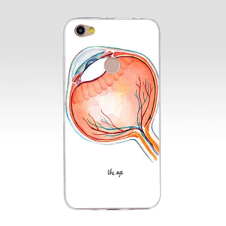 207H DESIGNS HUMAN ANATOMY Silicone Soft Tpu Cover phone Case for xiaomi redmi 4a 6a 4x note 5a pro mi a1 phone cases for xiaomi Cases For Xiaomi