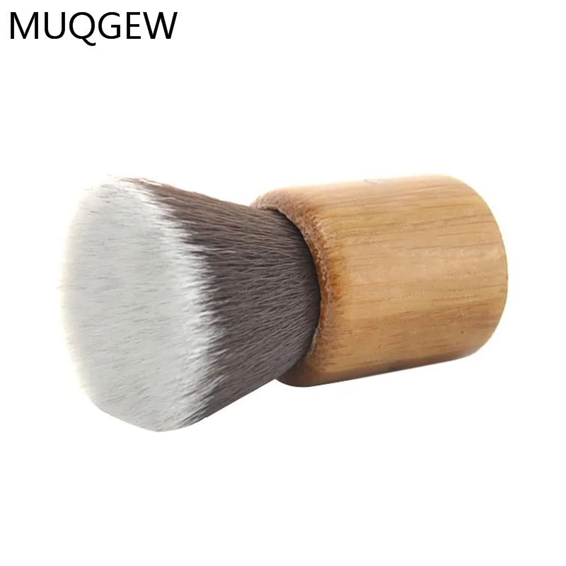 

Flat Contour Makeup Brush Wood Handle Cosmetic Foundation Powder Concealer Brush makeup Tool 5.16DJL