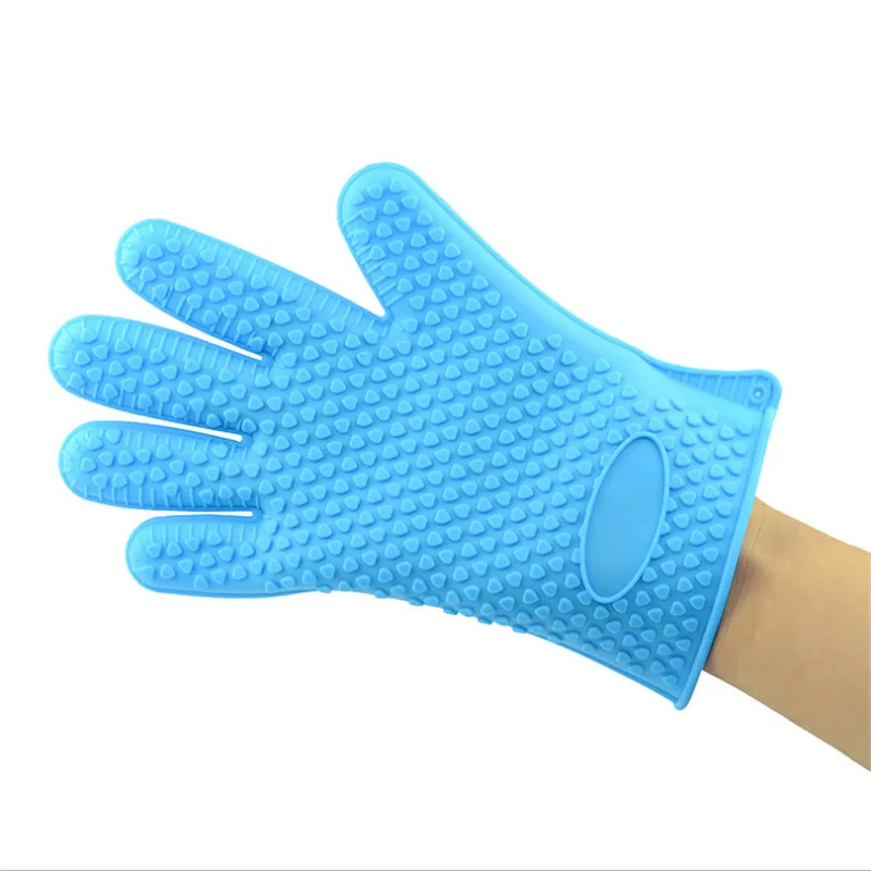 Силиконовые термостойкие для плиты перчатки печи рукавицы перчатка для выпечки Толстая кухонная рукавица для Гриль-барбекю кухонная перчатка для барбекю Кухонные гаджеты