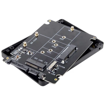 

Combo M.2 Ngff B-Key & Msata Ssd To Sata 3.0 Adapter Converter Case Enclosure With Switch