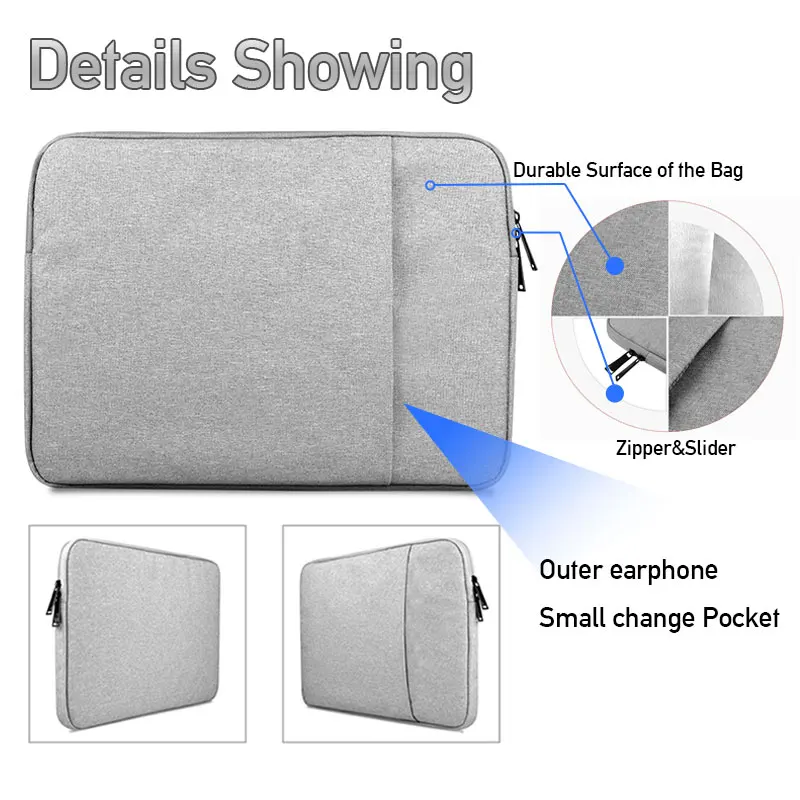 Laptop Sleeve Notebook Bag Case for Dell HP Asus Acer Lenovo Macbook Retina 11 12 14 15 15.6inch Soft Cover for MAC Pro Air 13.3 Laptop Sleeve Notebook Bag Case for Dell HP Asus Acer Lenovo Macbook Retina 11 12 14 15 15.6inch Soft Cover for MAC Pro Air 13.3