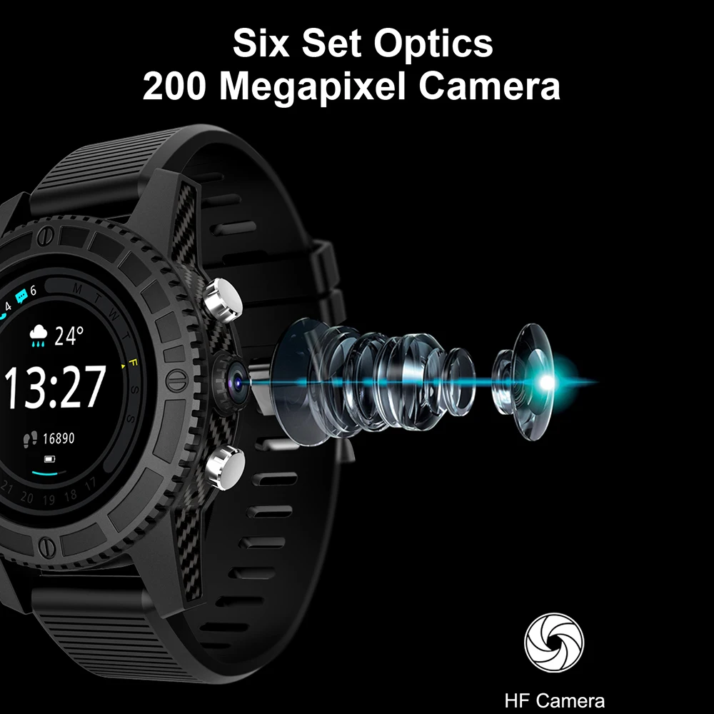 i7 smart watch Android 7.0 MTK6737 Quad Core 4G SmartWatch phone Heart Rate GPS wifi Bluetooth relogios for Samsung gear S3