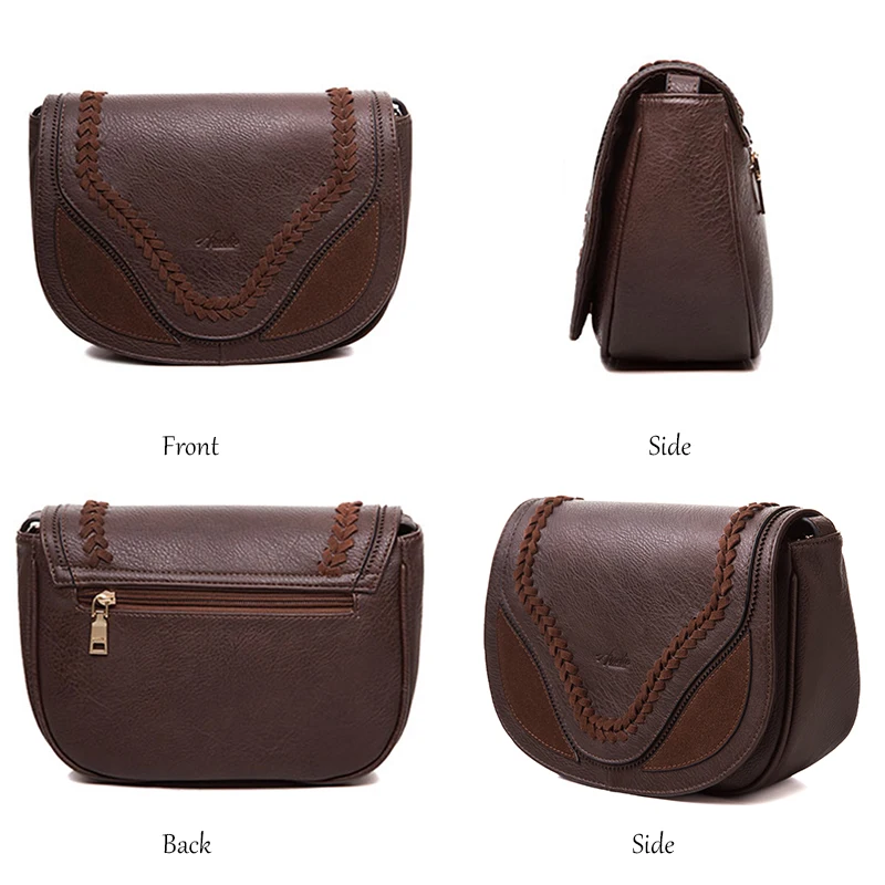 AMELIE GALANTI Винтаж женщин crossbody сумки причинно сумка седло твердые мягкие мода