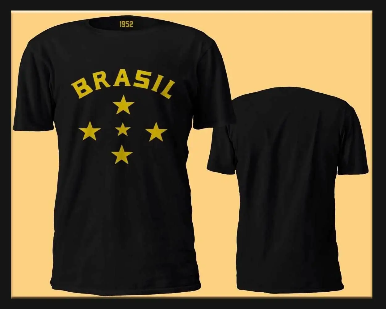 

2019 Fashion Double Side Brazil 1952 T-Shirt Unisex Tee